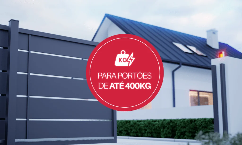 Automatizador para portão de até 400 kg