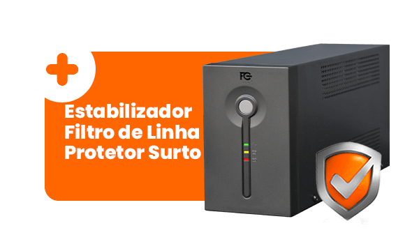 Entrada bivolt e estabilizador integrado