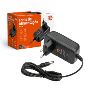 FONTE ELETRÔNICA 12V 02A - TIPO ADAPTADOR
